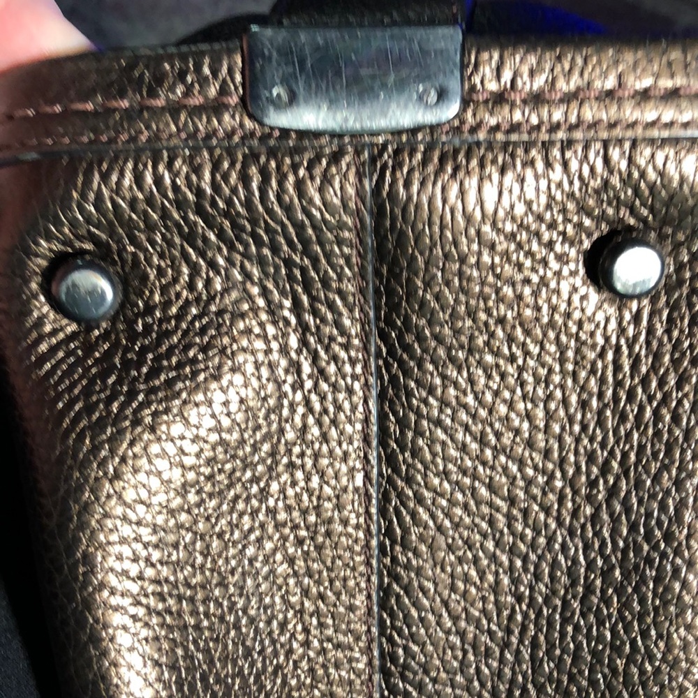 Coach Swagger 27 34816 Dark Bronze MSRP 450.00 Very Good Cond 100% Authentic - Picture 7 of 15